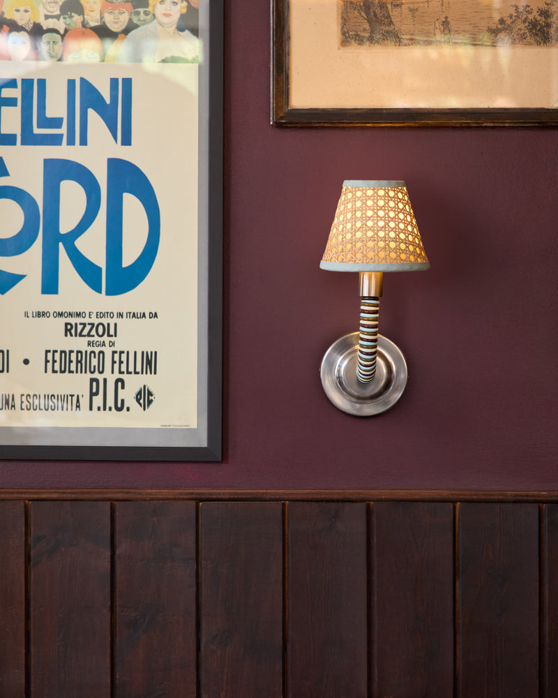 Bistro Wall Light, Brushed Nickel