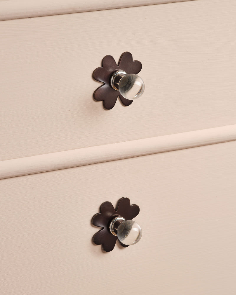 Blackened Bronze Backplate, Clover