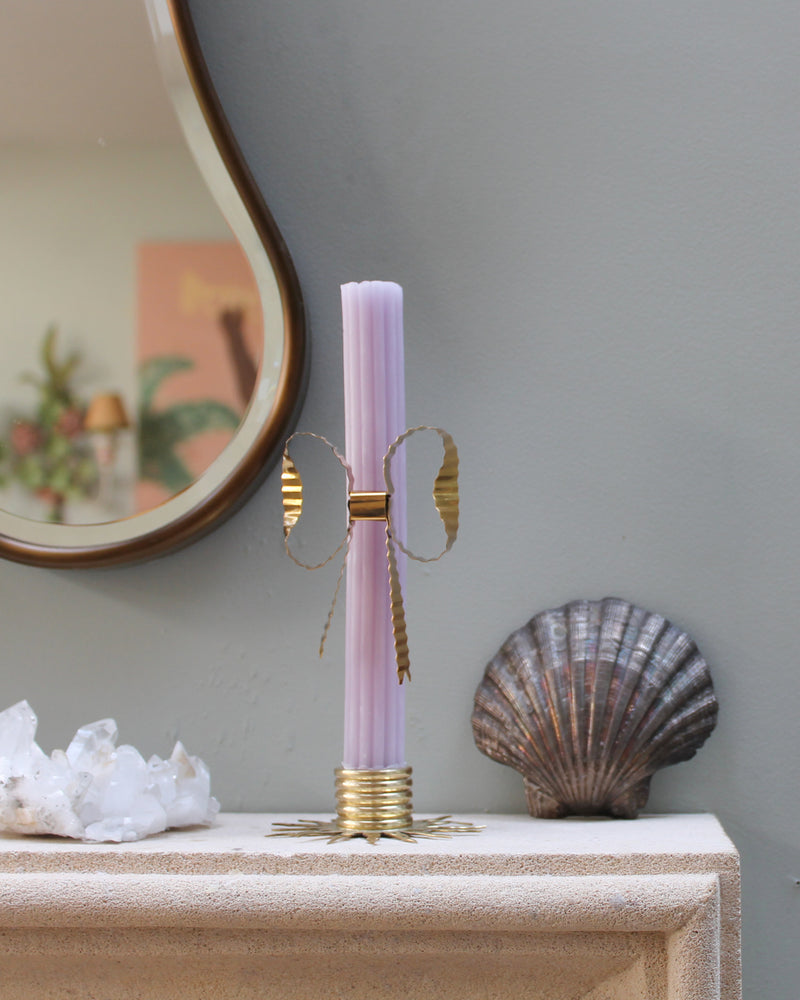 Mini Brass Bow Candle Pin