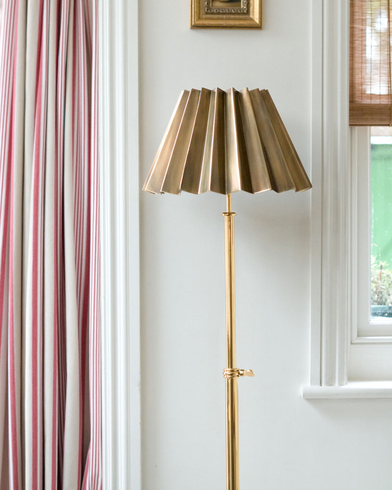 Adjustable Brass Floor Lamp