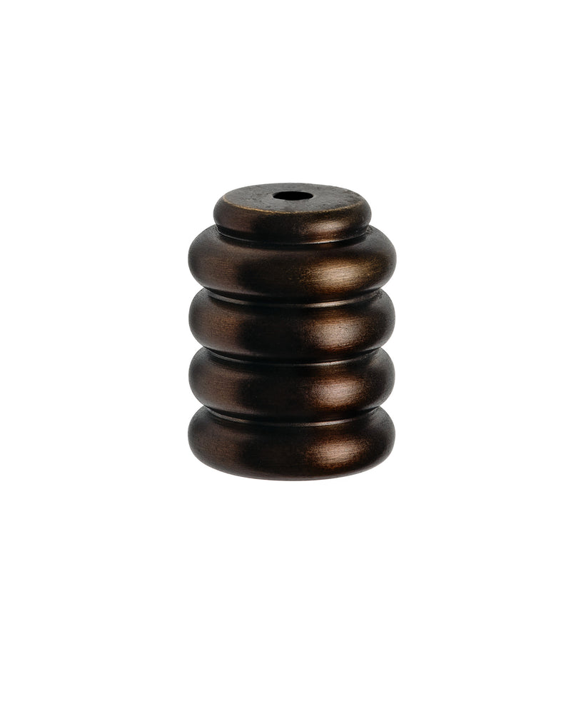 Tay Cord Pull, Blackened Bronze