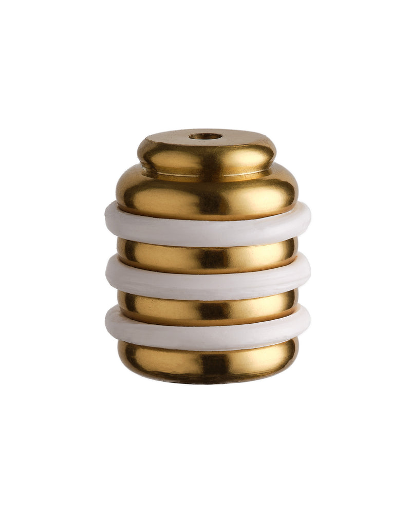 Tay Cord Pull, Aged Brass