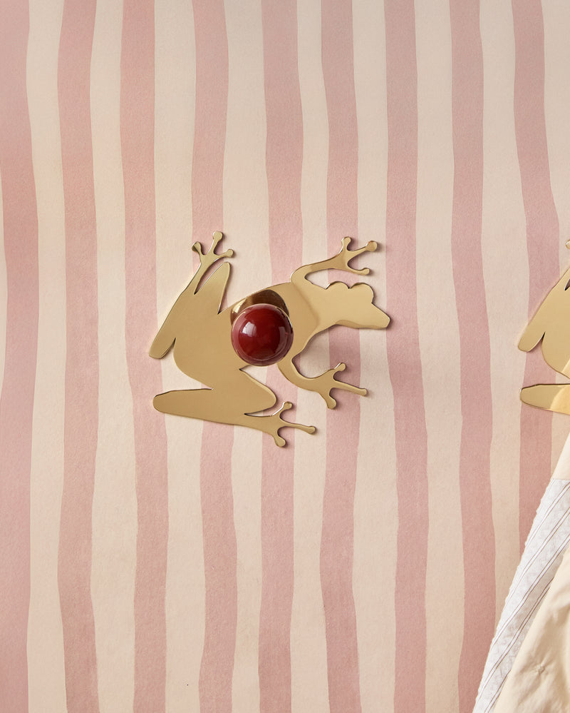 Frog Backplate, Polished Brass