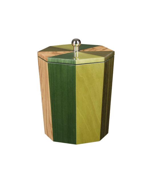 Green Lacquered Ice Bucket