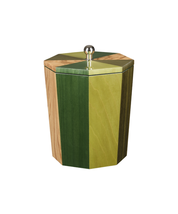 Green Lacquered Ice Bucket