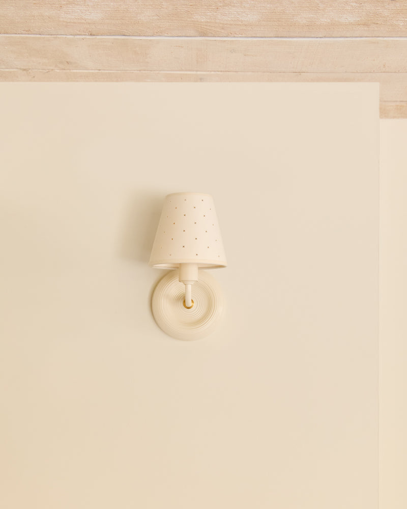 Hive Wall Light, Cream