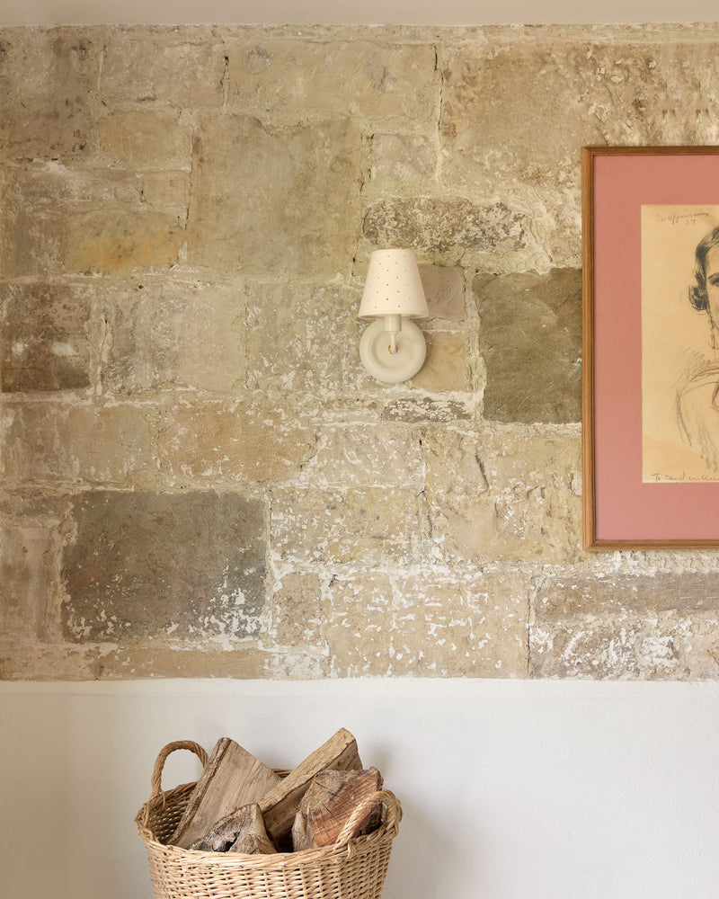 Hive Wall Light, Cream