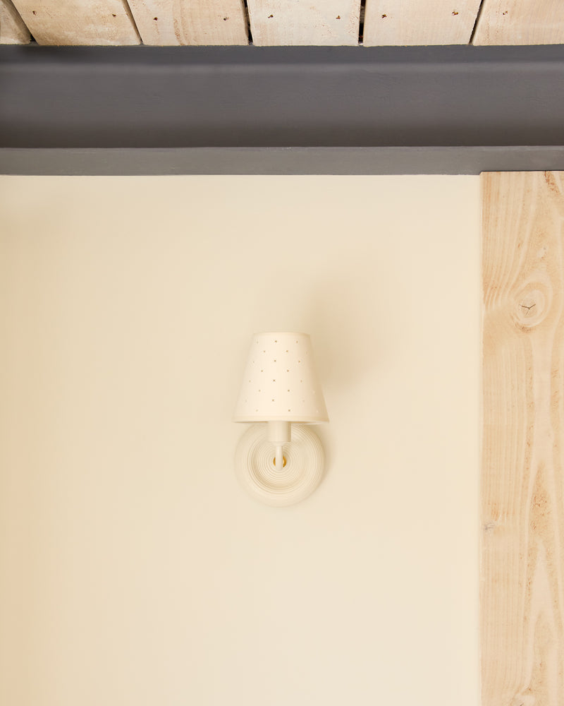 Hive Wall Light, Cream