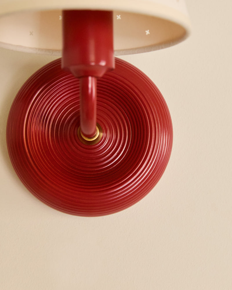 Hive Wall Light, Tomato