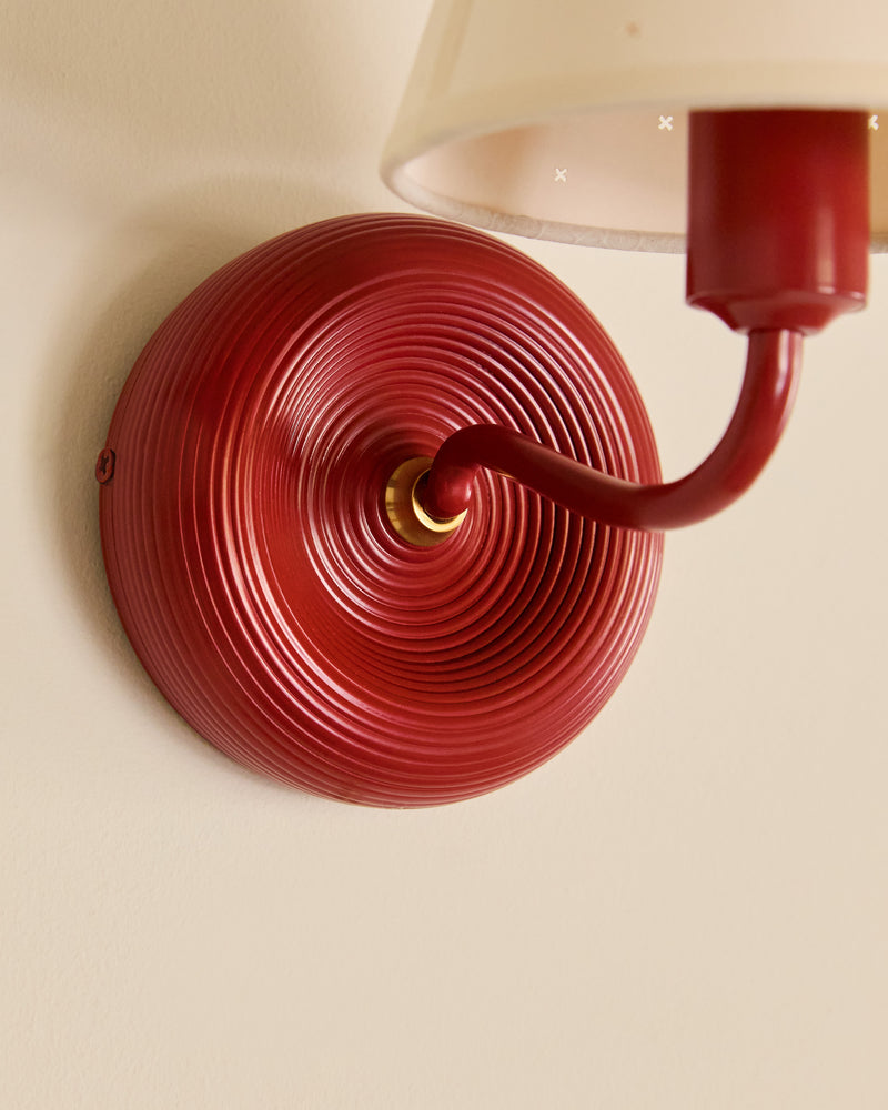 Hive Wall Light, Tomato