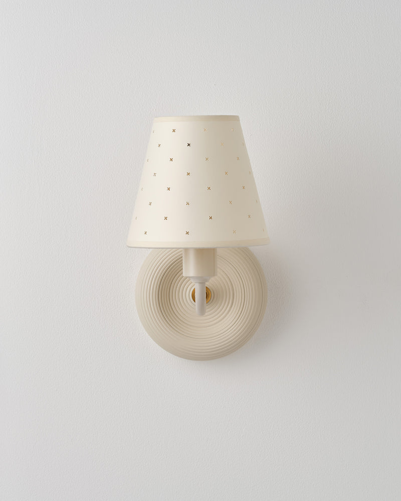 Hive Wall Light, Cream