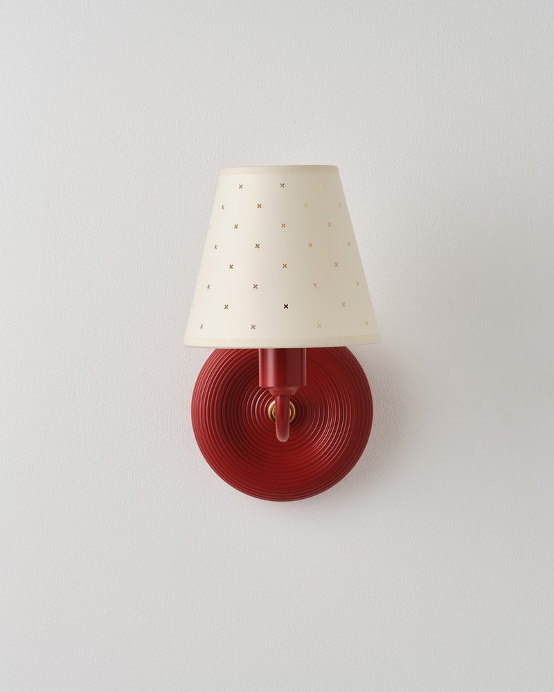 Hive Wall Light, Tomato