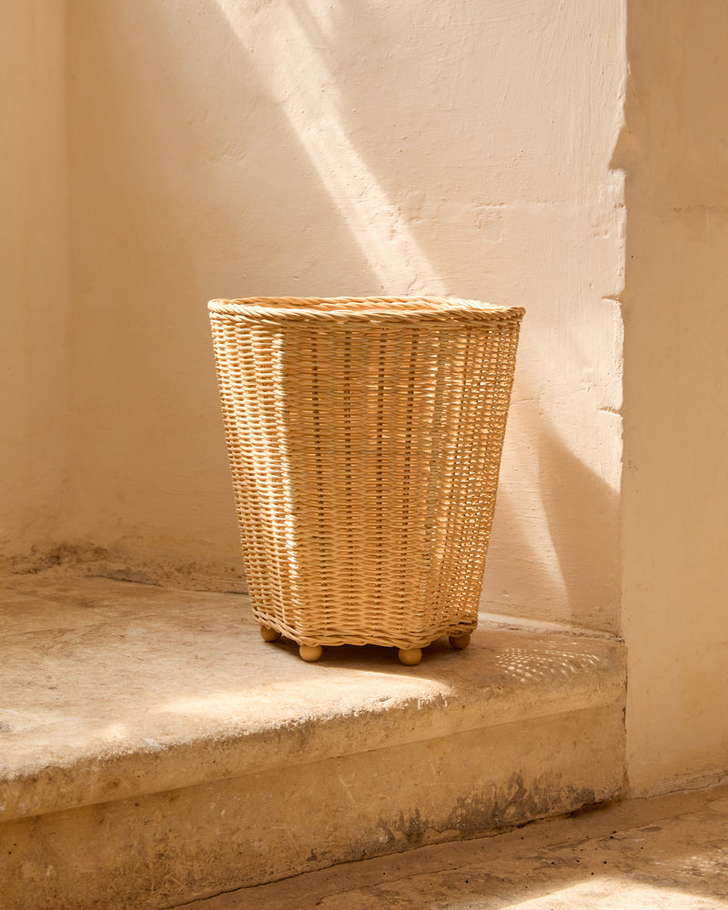 Rattan Waste Paper Bin