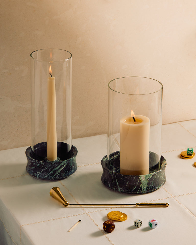 Marble Dinner Candle Holder Set