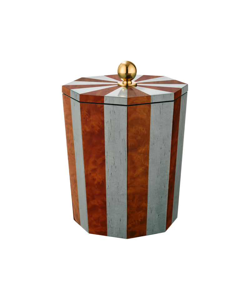Lacquered Ice Bucket, Blue