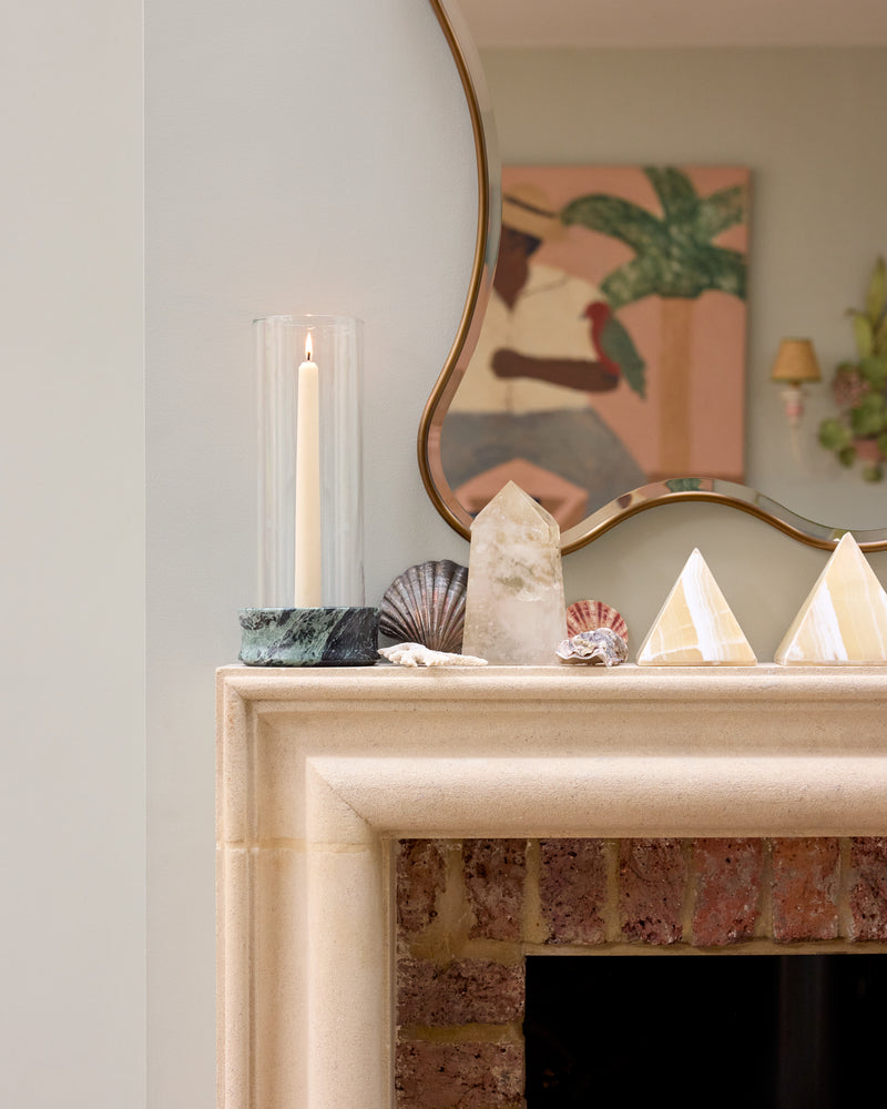 Olive Wax Dinner Candle Pack, Ivory