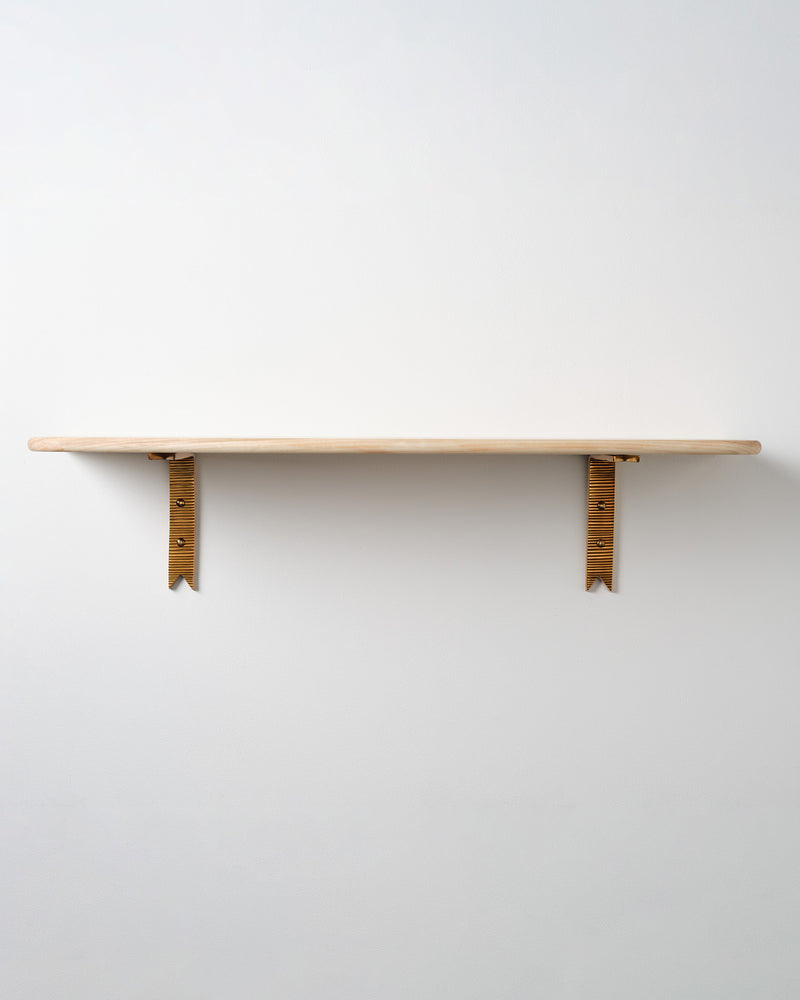 Curved Wooden Shelf, Large