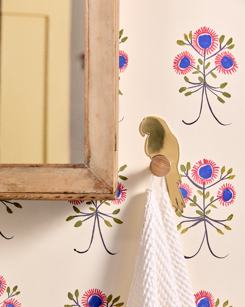 Parrot Backplate, Polished Brass