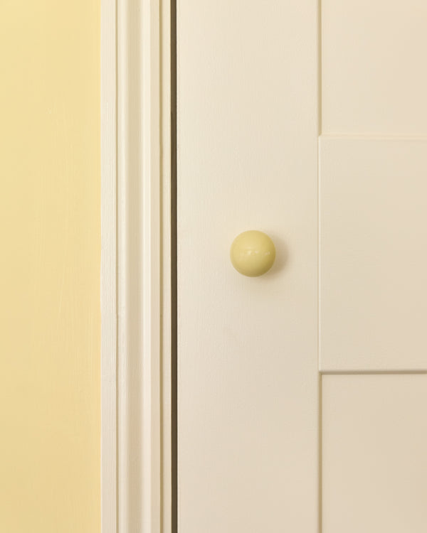Coloured Knob, Sand, Brass