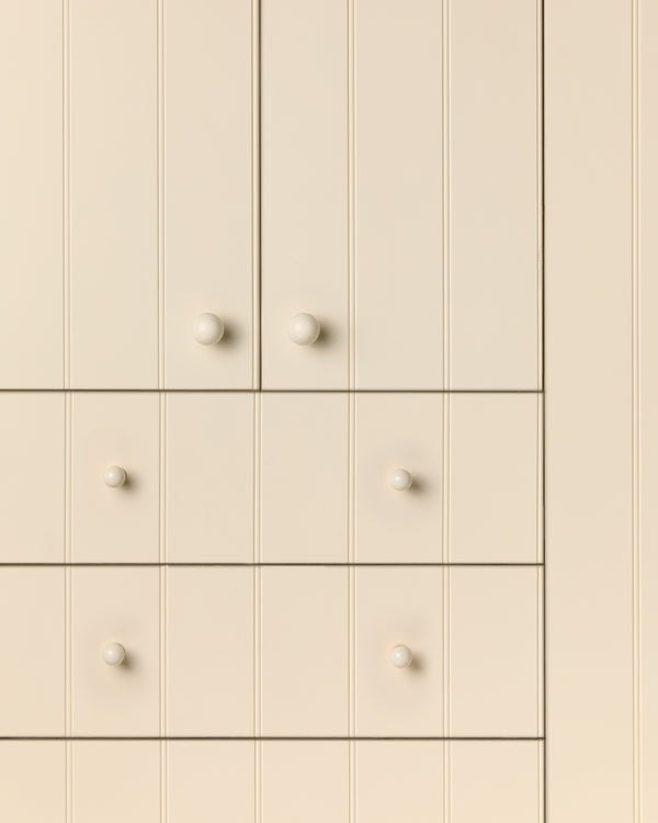 Coloured Knob, Warm White, Nickel