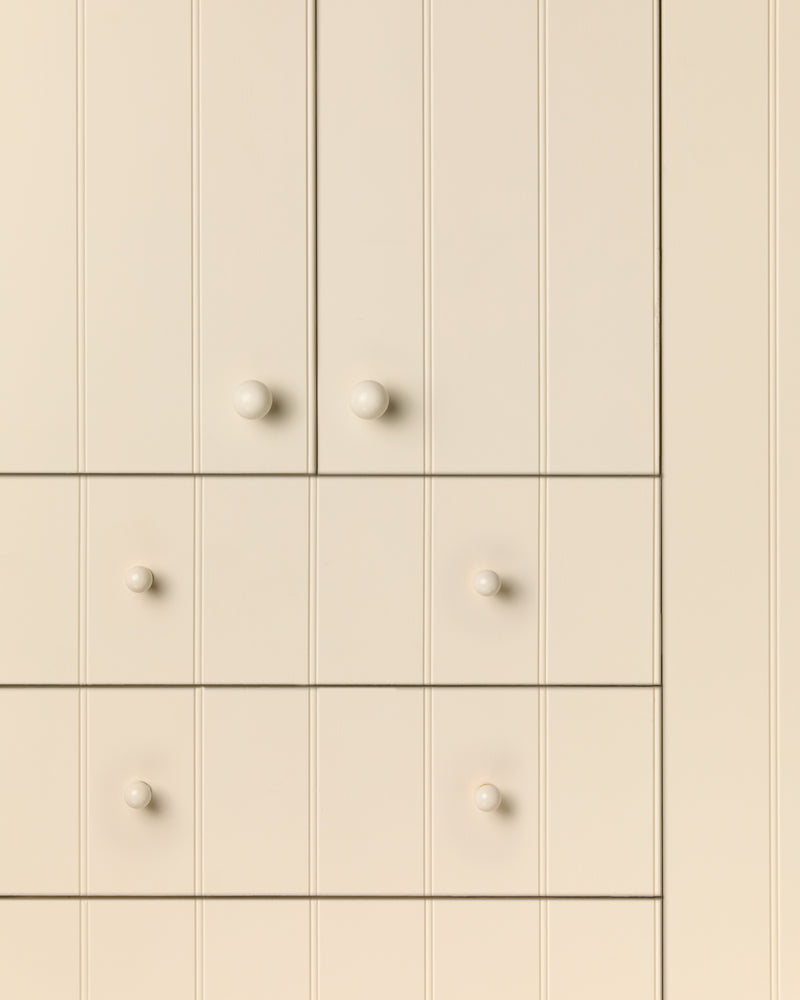 Coloured Knob, Warm White, Brass