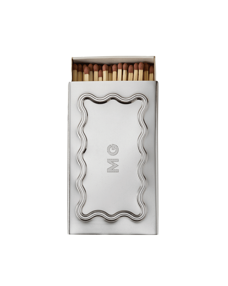 Wave Matchbox Sleeve, Silver, US